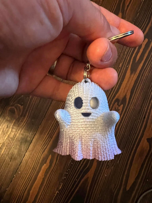 Porte clé Mignon Fantôme au crochet